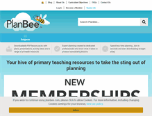 Tablet Screenshot of planbee.com